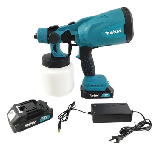 Pistola De Pintura Inalámbrica MAKITA 2 baterias🎨🔋