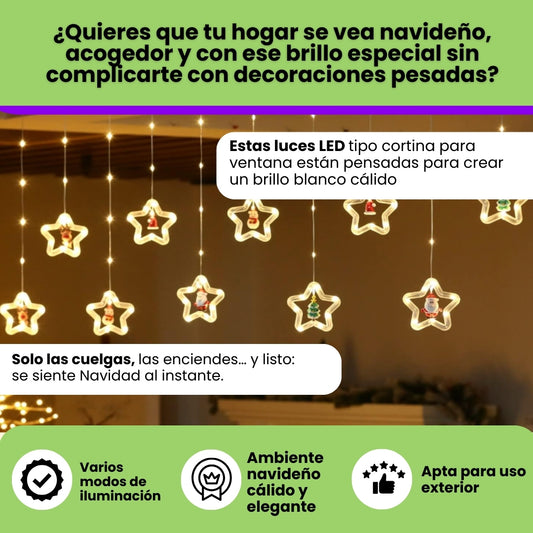 ESTRELLAS LED NAVIDEÑAS🎁🙌
