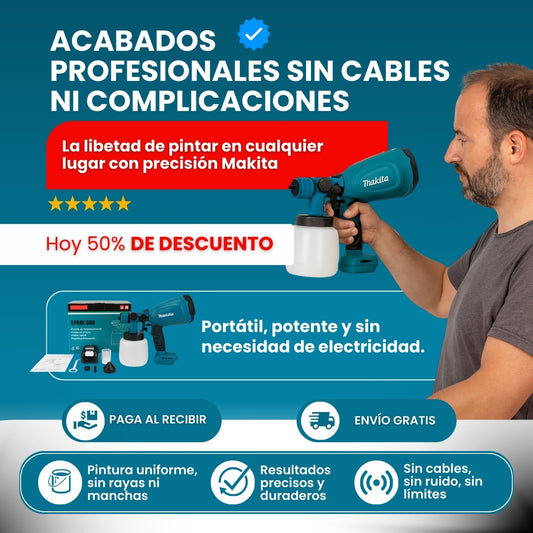 Pistola Inalámbrica MAKITA 2 baterias🎨🔋